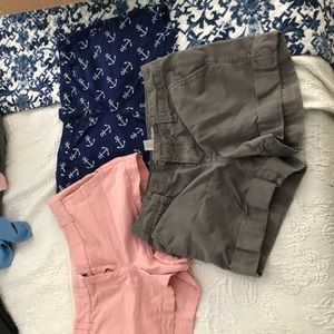 3 pairs of shorts